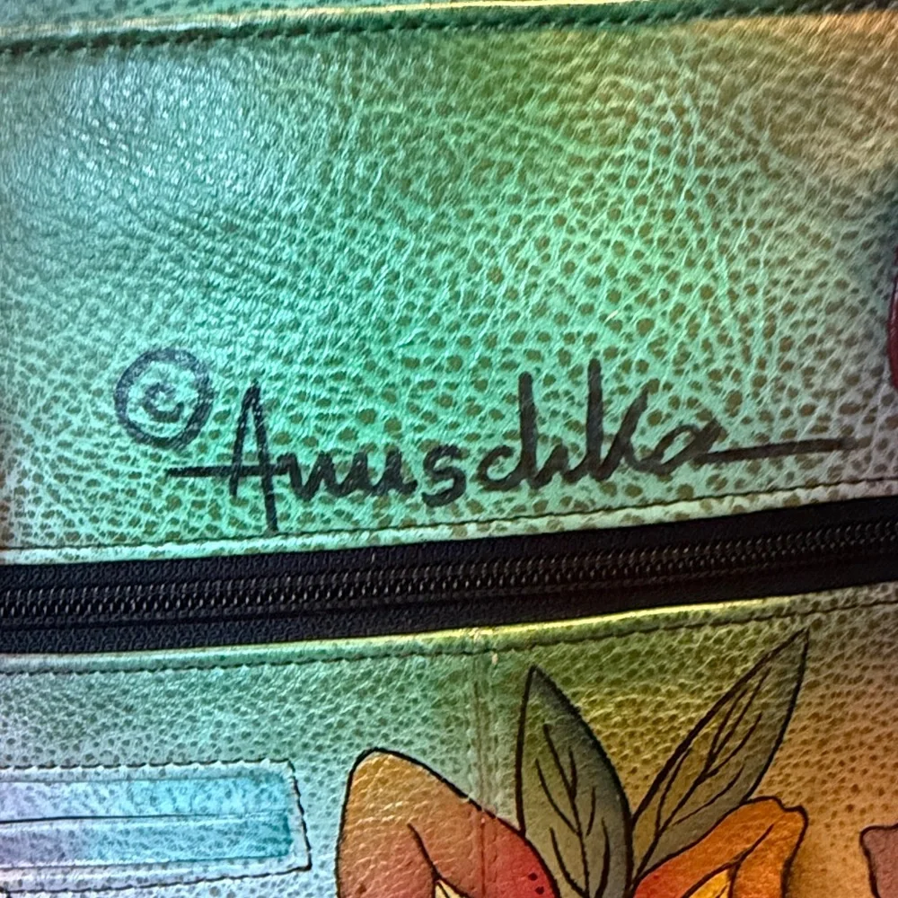 Anuschka Multicolor Floral Shoulder Bag - Picture 3 of 16